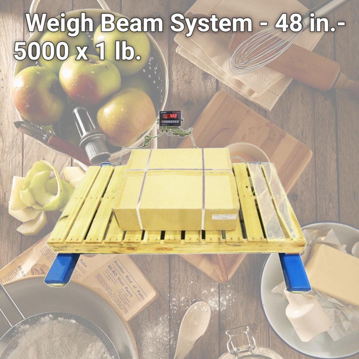 Picture of Optima Scales OP-919-48 Weigh Beam System - 48 in.- 5000 x 1 lb.