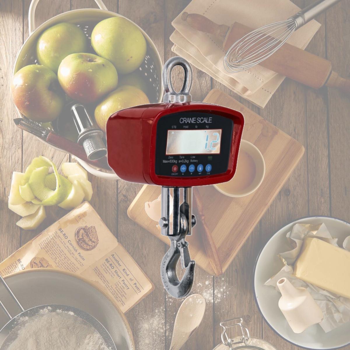 Picture of Optima Scales OP-924B-1500 General Purpose Crane Scale - 1500 lbs x 0.5 lb. LCD Display