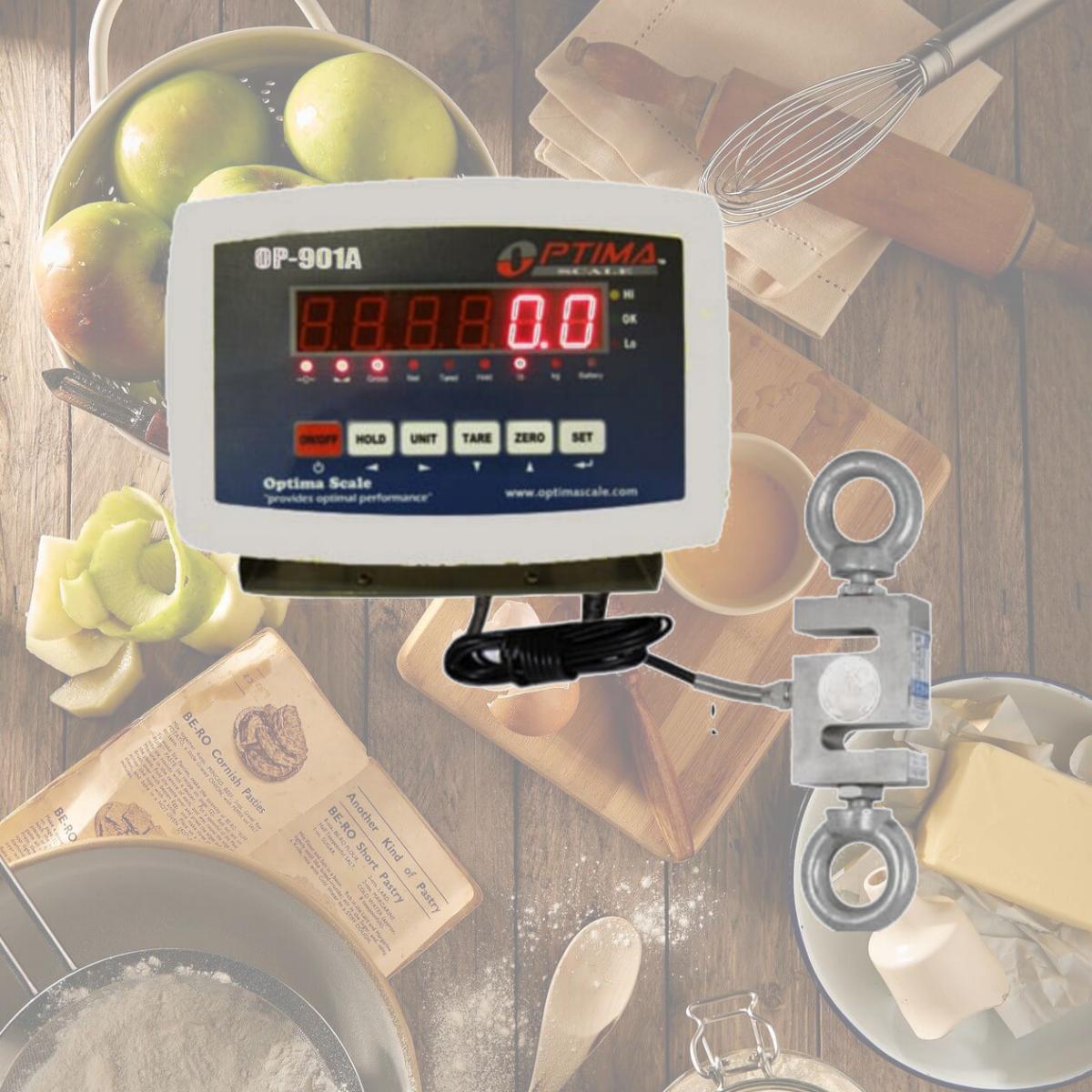 Picture of Optima Scales OP-926-100 Hanging Scale - 100 lbs x 0.02 lb.