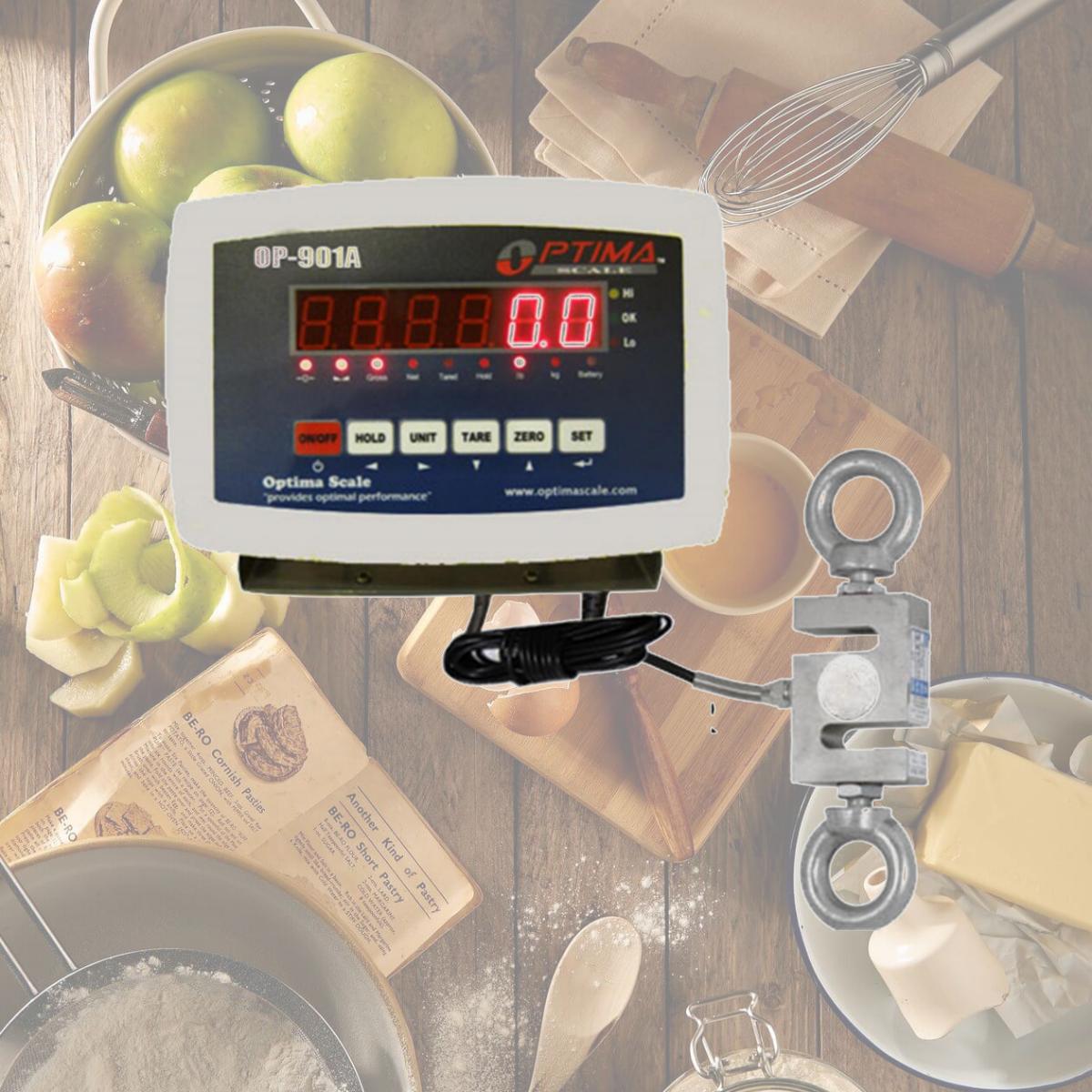 Picture of Optima Scales OP-926-1000 Hanging Scale - 1000 lbs x 0.2 lb.
