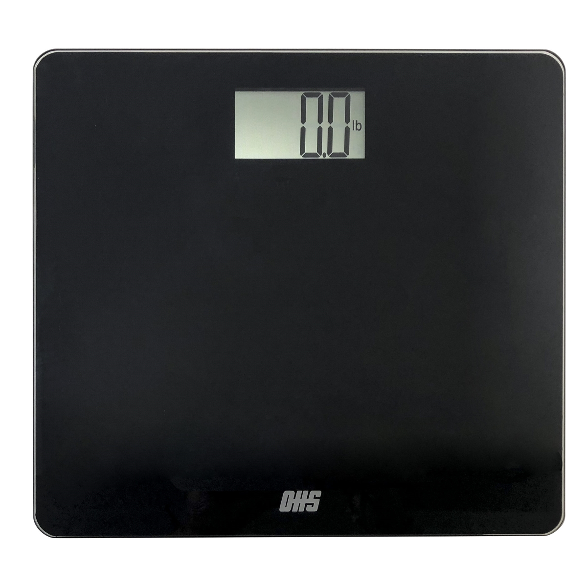 Optima Home Scales Tn-330 Tone Bathroom Weight Scale, Black
