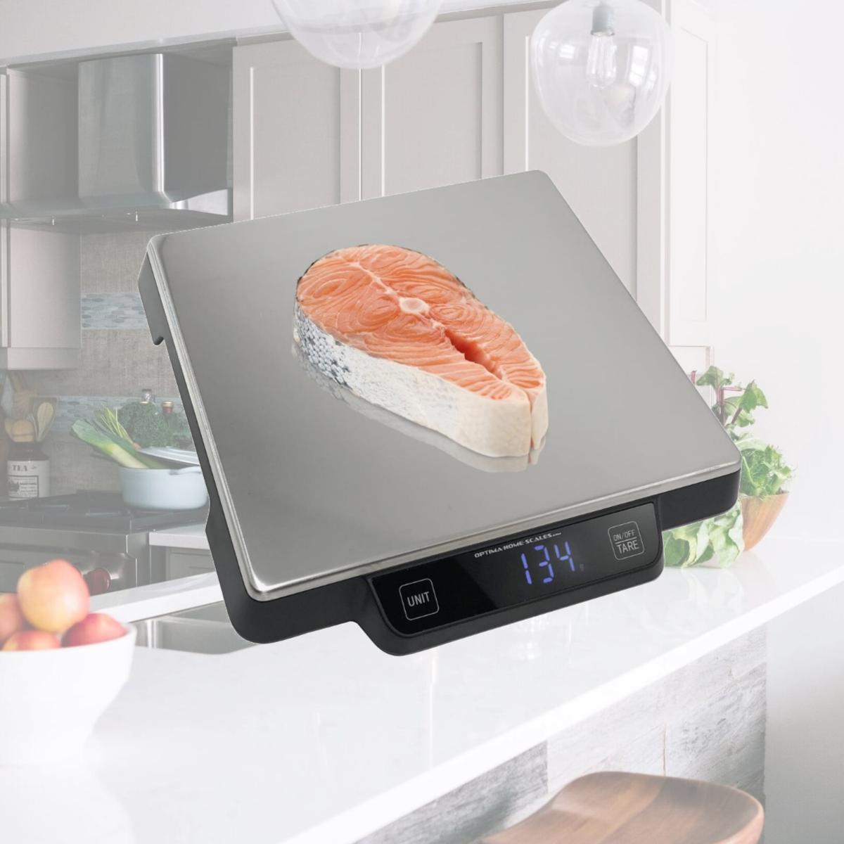 Picture of Optima Home Scales CO-15000 Comet Stainless Steel Kitchen Weight Scale
