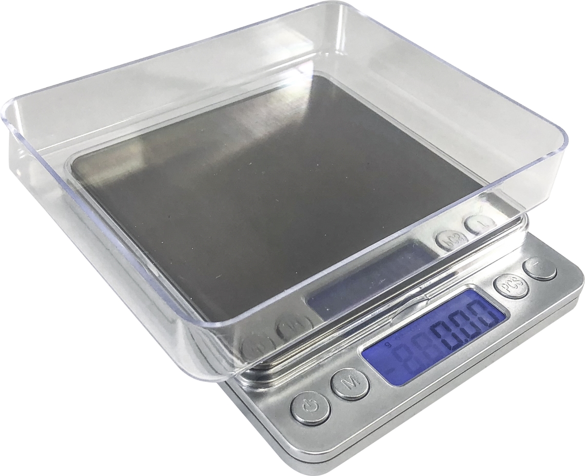 Optima Home Scales Ti-502 Titanium Stainless Steel Platform Large Pocket Scale - 500 X 0.01 G