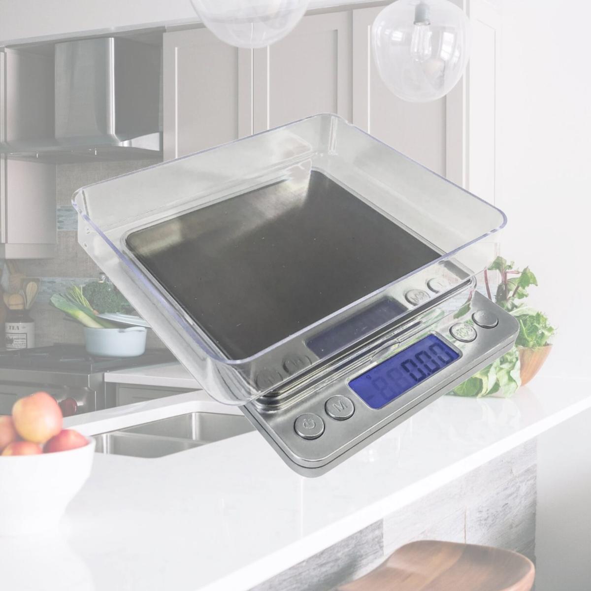 Picture of Optima Home Scales TI-502 Titanium Stainless Steel Platform Large Pocket Scale - 500 x 0.01 g