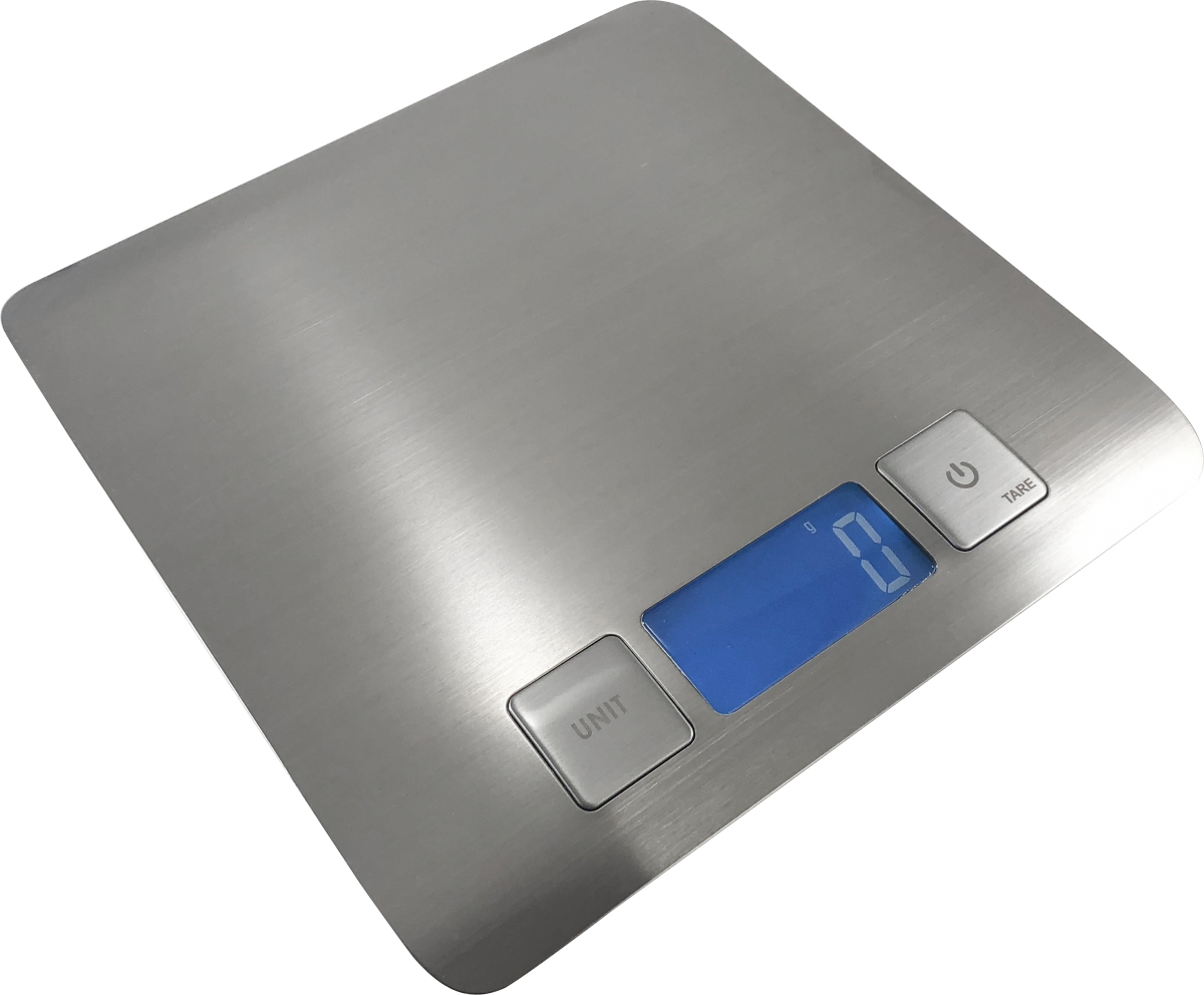 Optima Home Scales Ga-5000 Galaxy Stainless Steel Kitchen Weight Scale, Silver