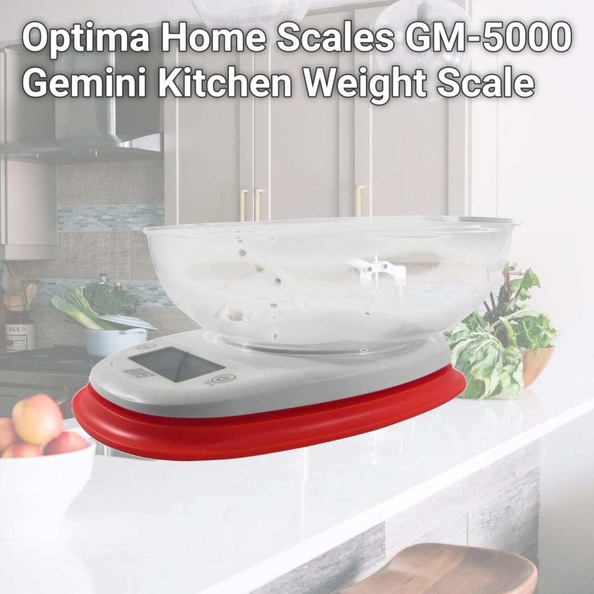 Picture of Optima Home Scales GM-5000 Gemini Kitchen Weight Scale
