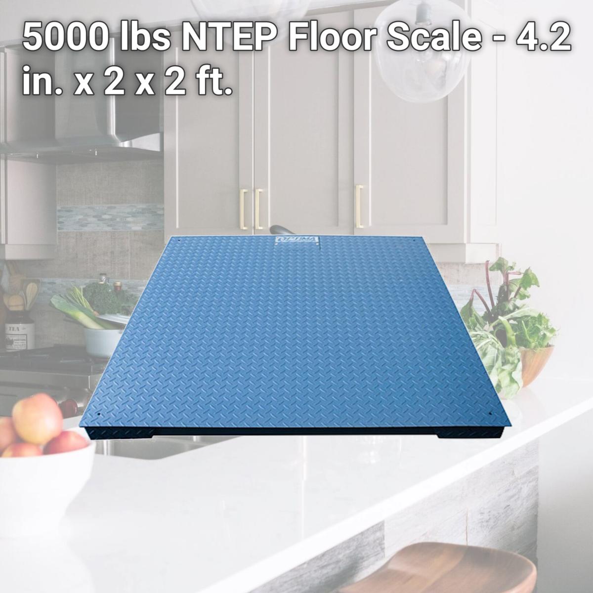 Picture of Optima Scale OP-916-2424-5K 5000 lbs NTEP Floor Scale - 4.2 in. x 2 x 2 ft.