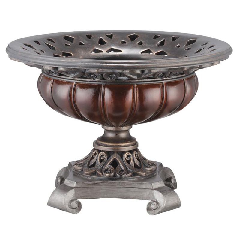K-4190b 12 In. Roman Bronze Collection Decorative Bowl