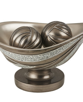 K-4292b 7.5 In. Kairavi Decorative Bowl With Spheres