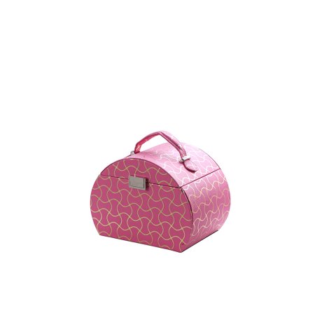 Ymb-1803 6.8 In. Travel Jewlery Case, Hot Pink
