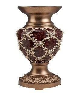 Ore-4298v 17.5 In. Curvae Stencils Decorative Vase