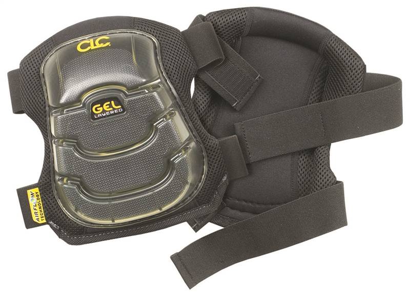 0093997 C Airflow 367 Gel Knee Pad With Layered Gel, One Size Fits Most, Polyurethane Foam Pad & Plastic Cap