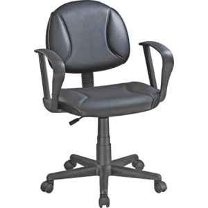 914846 Office Chair With Arms - Black