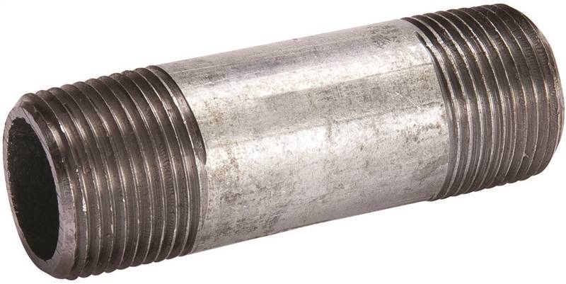 B & K Industries 0358861 3 In. Steel Pipe Nipple, Threaded - Galvanized