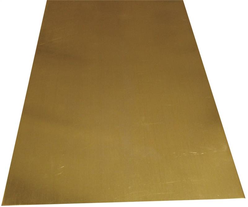 1107036 Sheet Metal Brass 015 4 X 10 In. - Case Of 6