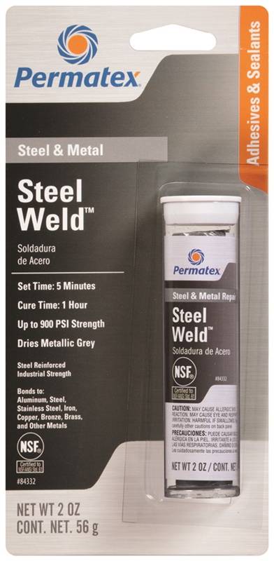 1306059 Permatex - Steel Weld Epoxy Putty, Fast-setting, 2 Oz