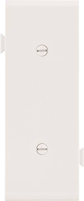 Cooper Wiring 0535021 Blank Mid Size Wall Plate, 1 Gang, 4.5 X 20.75 X 0.08 In. - White