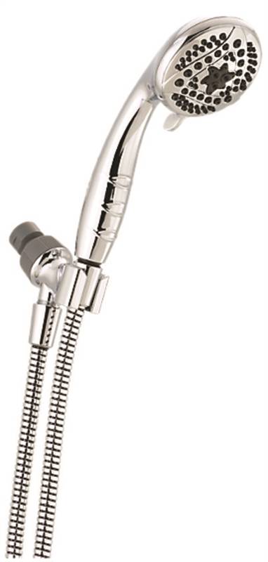 Delta Faucet 1490747 80 Psi 2.5 Gpm Chrome Plated Hand-held Hand Shower, 0.5-14 Npsm Male - 5 Spray Functions