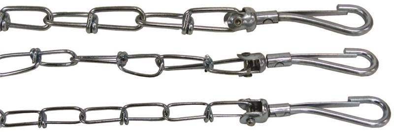 1867829 Steel Zinc Plated Tie-out Chain, Medium - 10 Ft.