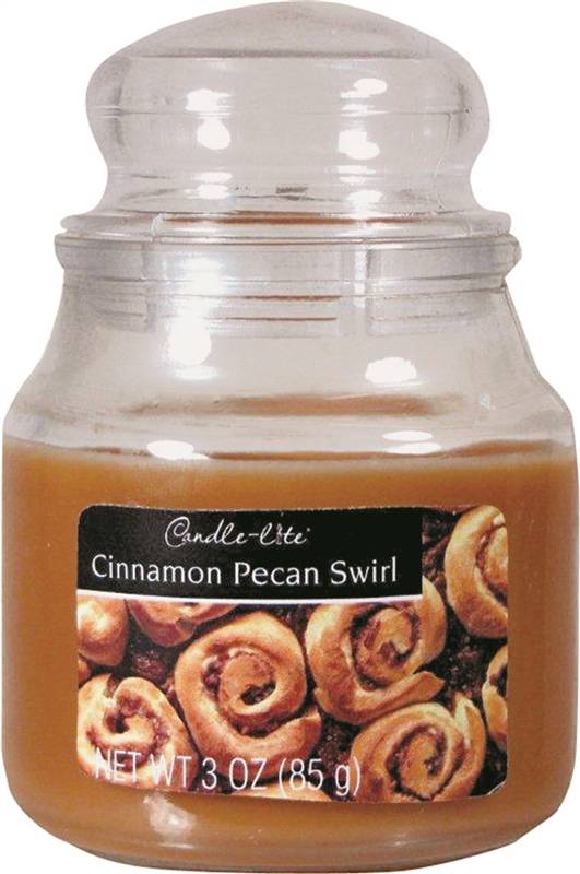 Candle-lite 0883801 3oz Jar Cinn Pecan Swirl - Case Of 6