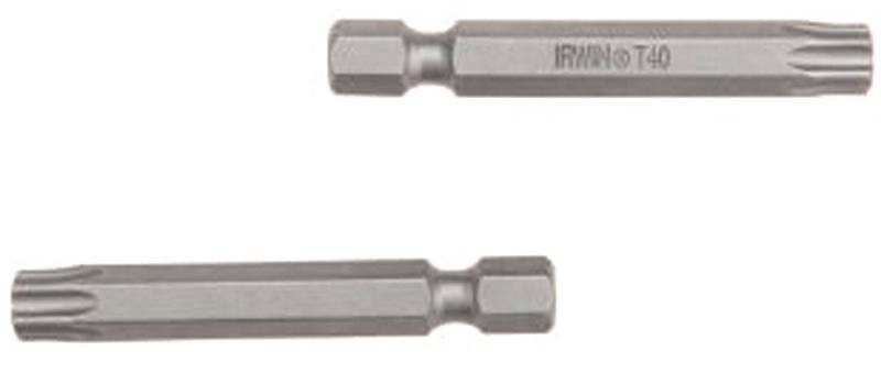 Irwin Industrial 3269040 T20 Torx High Grade S2 Tool Steel Power Bit - 6 In.