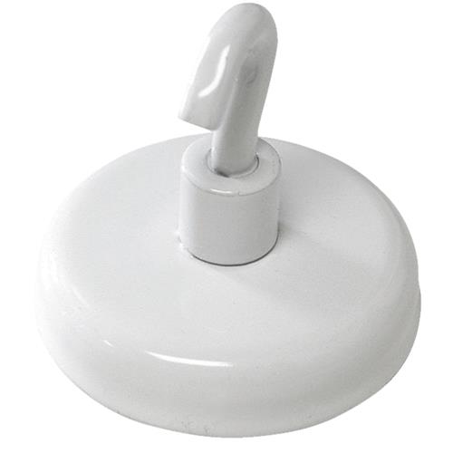 3987997 14 Lbs Magnetic Hooks, 2 Piece - White