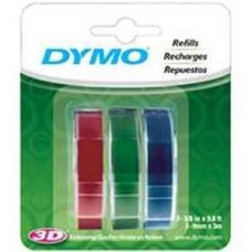 Sanford 4231569 Dymo Embossing Tape Assorted - Pack Of 3