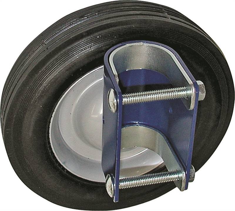 378034 Gate Wheel, For Use With 1.62 - 2 In. Od Round Tube Gates, 8 In., Blue