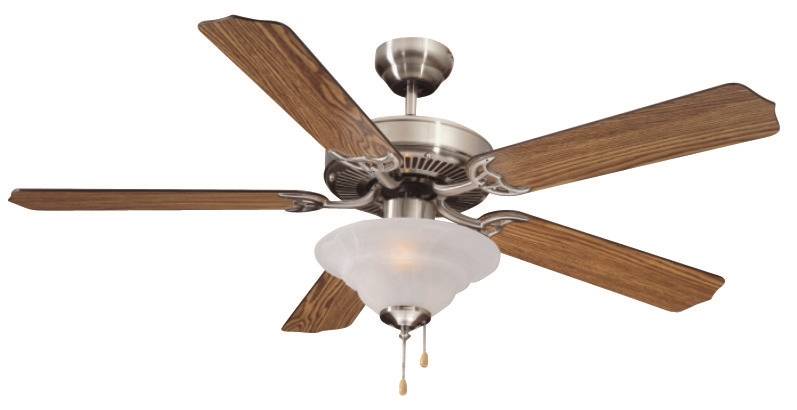933853 Ceiling Fan, 5 Blade, Brushed Nickel
