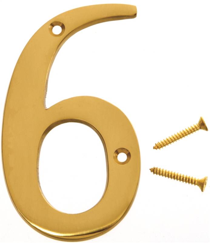 Hy-ko Products 251173 3-d Decorative 6-house Number