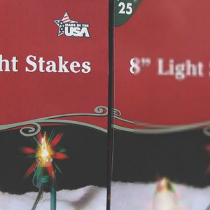 373100 Stakes Light Boxed - 25 Count