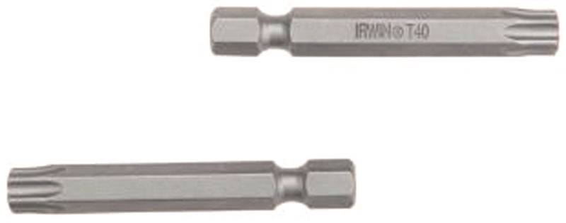 Irwin Industrial 1449180 T25 Torx High Grade S2 Tool Steel Power Bit - 6 In.