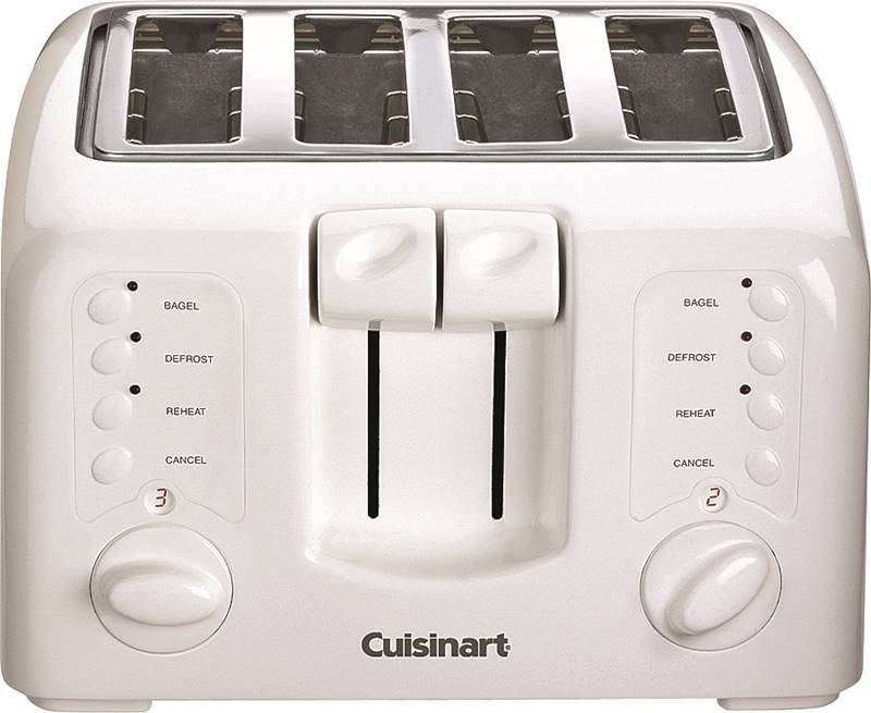 Compact Electric Toaster, 4 Slice, 850 Watt, 120v