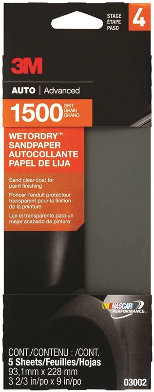 4185872 Aluminum Oxide Wetordry Automotive Sandpapers - 3.6 X 9 In.