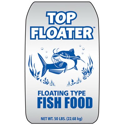 S 4250585 50 Lbs Fish Food Top Floater