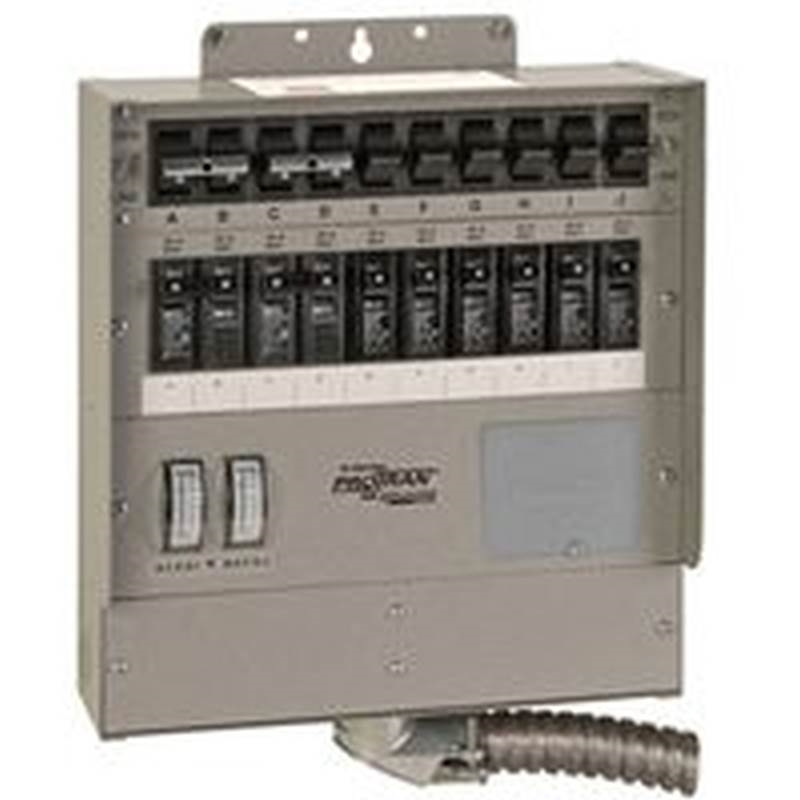 813055 Generator Transfer Switch, 120 Vac, 50 Amp, 12500 Watt, 2 P
