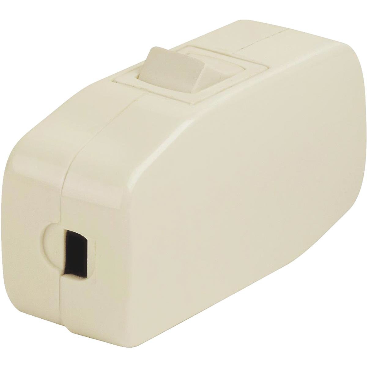 871822 3a Ivory Feed-through Cord Switch