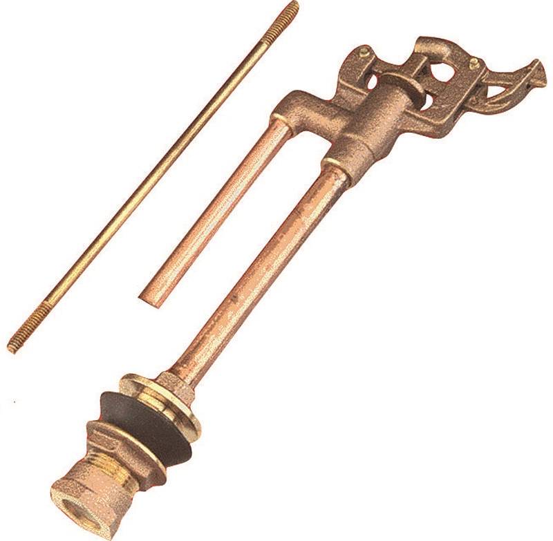 898395 Toilet Ballcock, For Use With 8.5 In Or Higher Mansfield & Other Toilet Tank, Brass