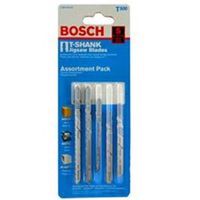 2044345 Bosch Assorted Bi-metal Jig Saw Blade Set, 5 Pieces, T-shank