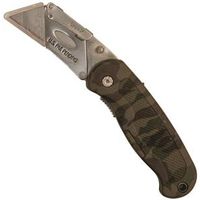2279370 Sheffield Quick Change Lock Back Folding Utility Knife With Pocket Clip, 9 In., Camouflage