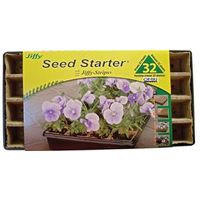 Jiffy Products 2846582 Plant Starter Peat Strip N Tray