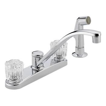Delta Faucet 3025681 Two Handle Kitchen Faucet With Prayer