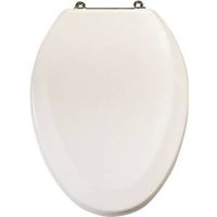 Toilet Seat, For Use With Elongated Bowls, 19 In.