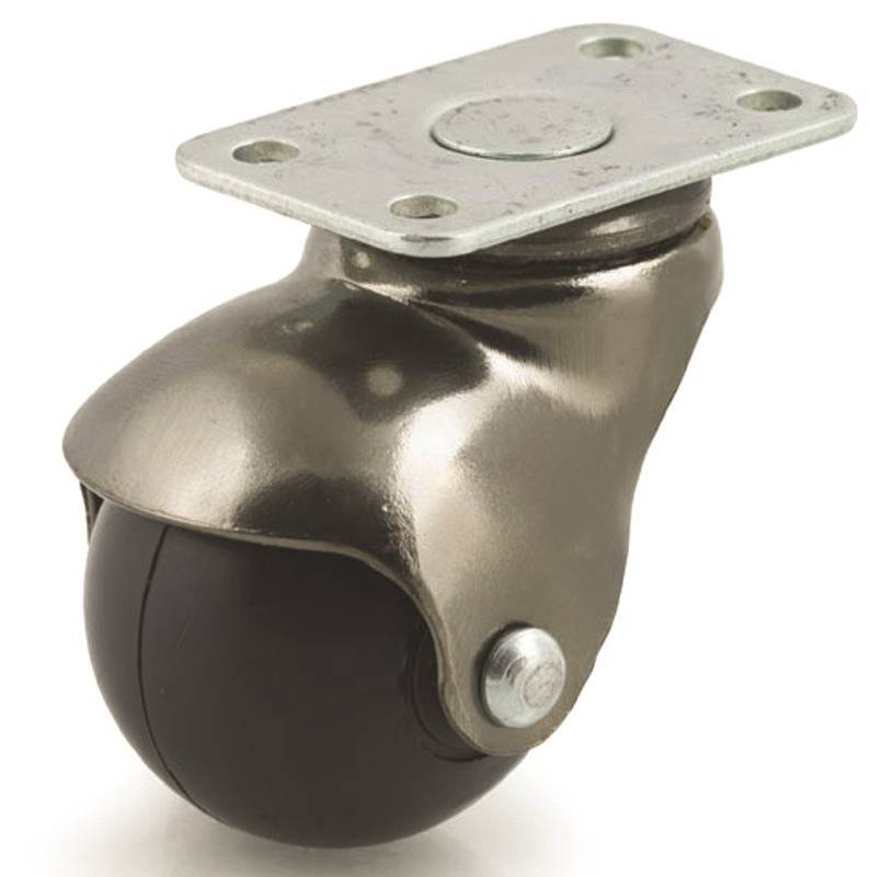 UPC 746377000068 product image for 5146485 CH15P2AB Metal Hooded Ball Caster, 1.5 in. dia. 90 lbs, Rubber&# | upcitemdb.com
