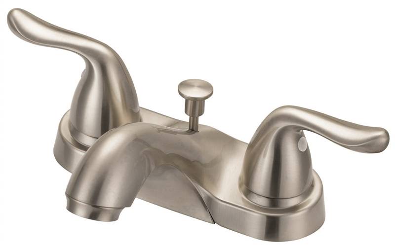 2128619 4 In. Faucet Lavatory Two Handle, Lever Nickel