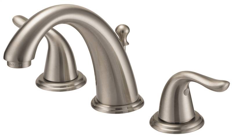 1694546 4 In. Lavatory Faucet Two Handle Widespread, Nickel