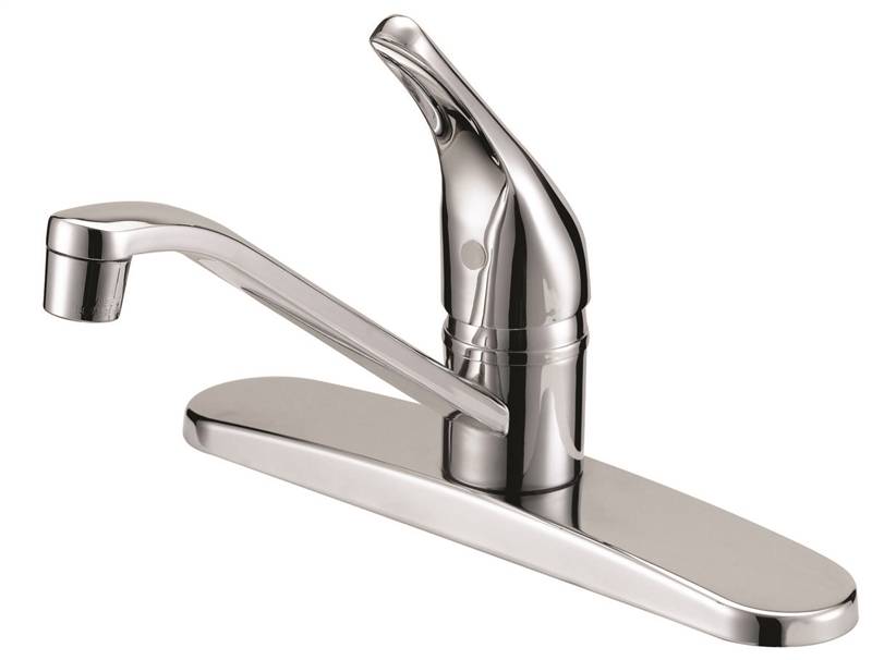 1719723 8 In. Single Handle Kitchen Faucet, Lever Chrome