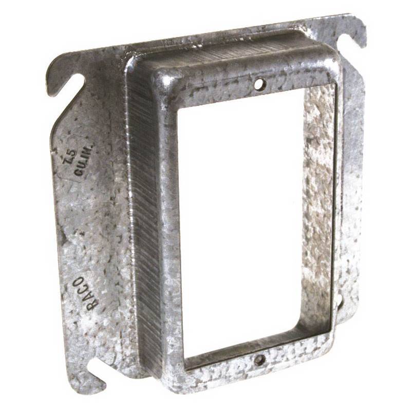 7016843 1.25 In. 4 In. Square Single Device Covers Raised