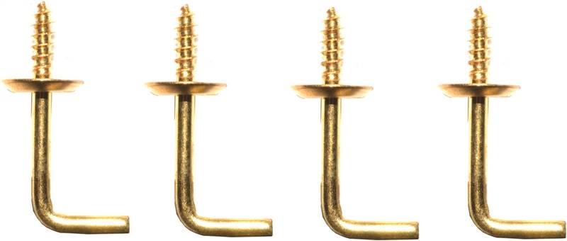 0.75 In. Shoulder Hook, Solid Brass - Piece 4