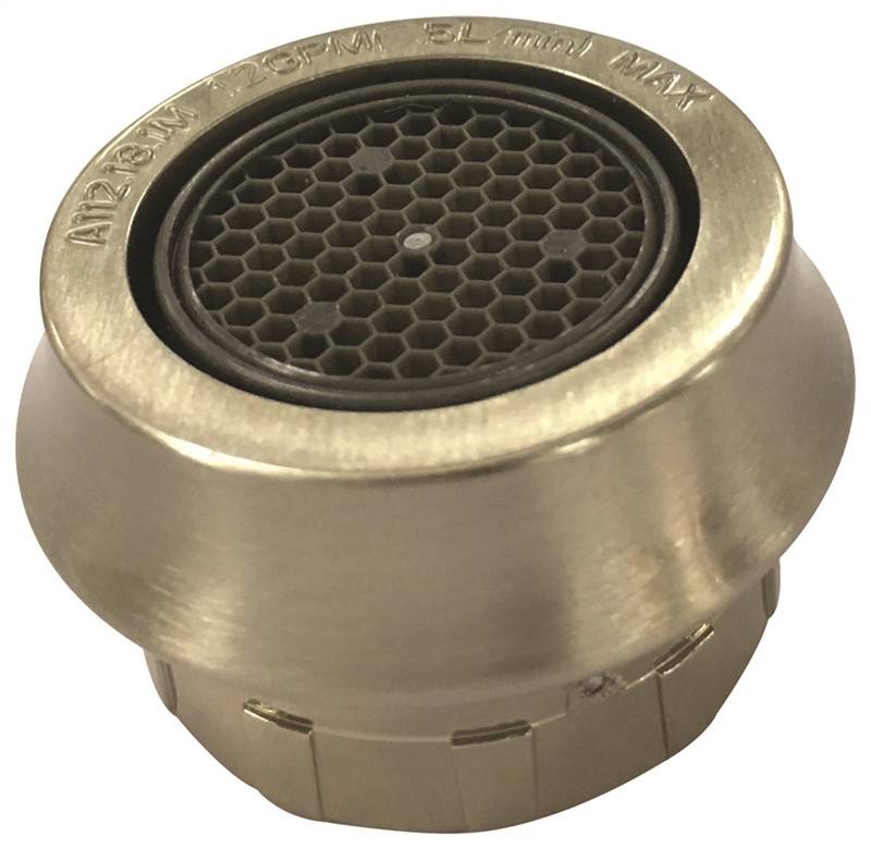 7112493 Faucet Aerator Female Brass Nickel Plated-1.2 Gpm